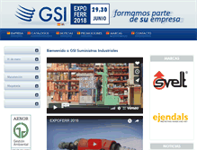 Tablet Screenshot of gsisuministros.com